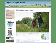 Tablet Screenshot of kyst-kyststien.dk